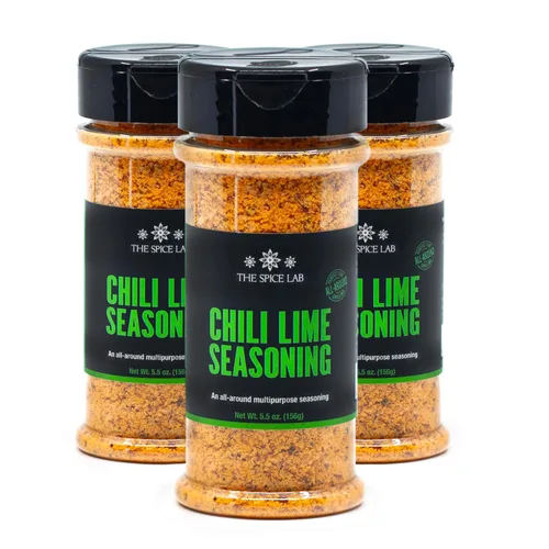 The Spice Lab Nº 199 - Sal gourmet de chile y lima, margarita, sin gluten, sin OMG, totalmente natural, sal gourmet premium, tarro agitador de 6.8