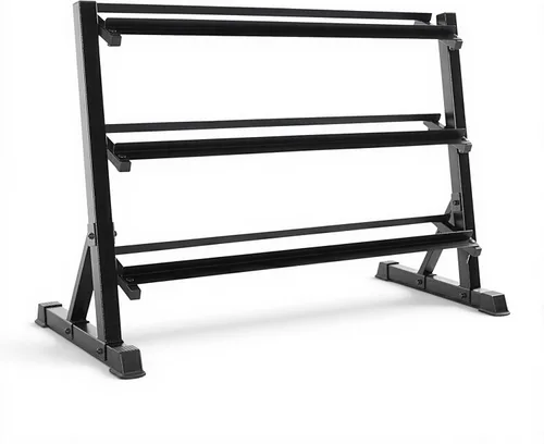 CAP 2-Tier & 3-Tier Dumbbell Rack for Home Gym, Heavy-Duty Steel Weight Storage Rack for Hex Dumbbells, Holds 5-35lb 5-50lb 5-75lb Dumbbell Pairs,