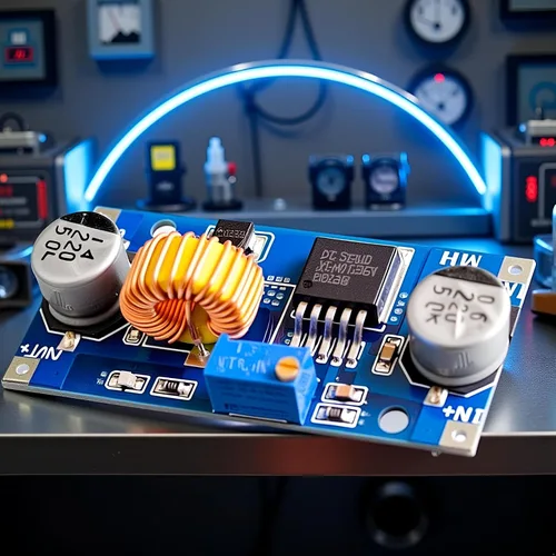 Miniatura 4 de 5A Dc-Dc 4-38V a 1.25-36V Voltaje Reductor Ajustable de Alta Potencia Convertidor de Buck Convertidores de Potencia Módulo Regulador de Voltaje