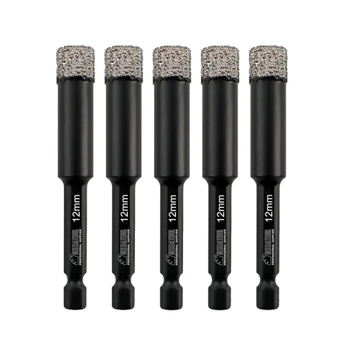 Miniatura 11 de SHDIATOOL Brocas de diamante seco 1/4 "para azulejos de porcelana cerámica porcelana mármol granito diámetro 0.236 in 2 unids