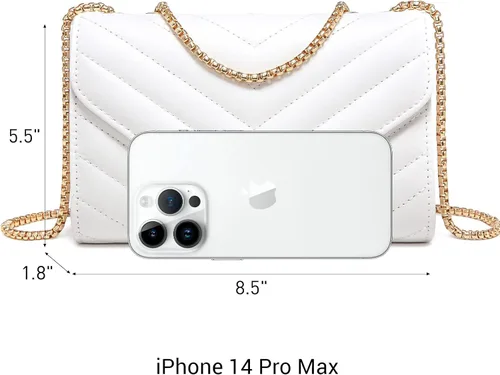 Miniatura 3 de Dasein Bolsos cruzados acolchados pequeños para mujer, elegante bolso de noche de diseñador, bolsos de mano y bolsos de mano con correa de hombro