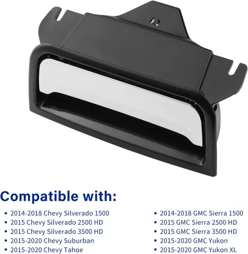 Miniatura 5 de Pestillo de consola central para Chevy Silverado Suburban Tahoe, GMC Sierra Yukon 2014 2015 2016 2017 2018 2019 2020, repuesto # 22792217 22861304