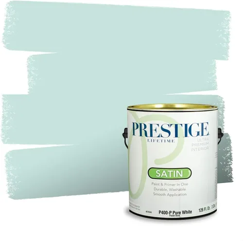 Miniatura 1188 de Pintura Exterior + imprimación PRESTIGE, todo-en-uno, 1 galón, acabado mate, color comparable al Valspar* Royal Gray* VS151-Gris real