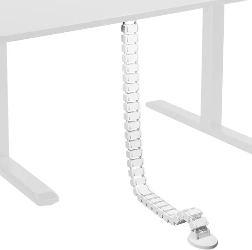 Miniatura 10 de VIVO Kit de gestión de cables para debajo del escritorio Vertebrae, organizador de cables flexible de cuatro entradas ajustables para oficina