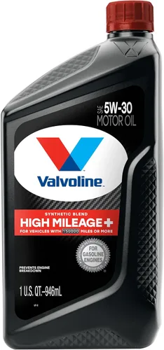Miniatura 42 de Valvoline - Aceite de motor de mezcla sintética SAE 10W-40 de alto millaje, con MaxLife Technology, 5 cuartos de galón