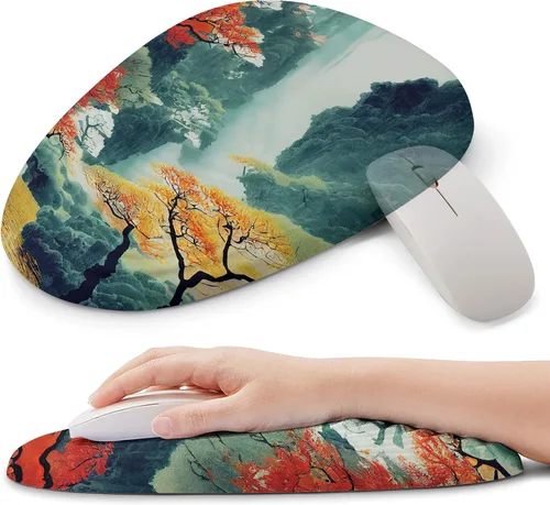 Miniatura 9 de Dumpster on Fire - Alfombrilla ergonómica para mouse – Reposamuñecas de espuma viscoelástica para túnel carpiano y alivio del dolor, base 22