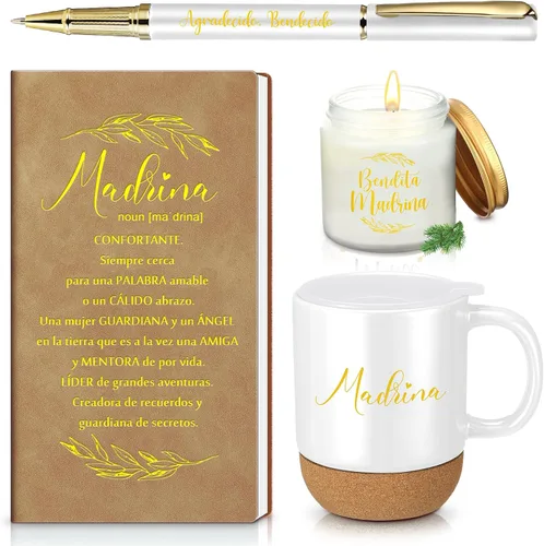 Miniatura 9 de Hushee 4 piezas de regalos cristianos para hombres, taza de café del hombre de Dios, diario de oración, vela perfumada, bolígrafo bíblico, regalos