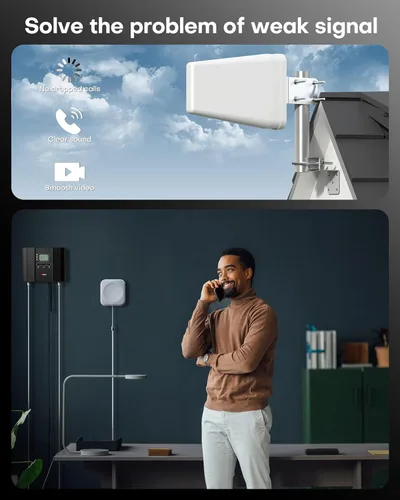 Miniatura 6 de Cubierta de refuerzo de teléfono celular de 6000 pies cuadrados, señal Boost 5G 4G LTE para todos los operadores de EE. UU., amplificador de señal