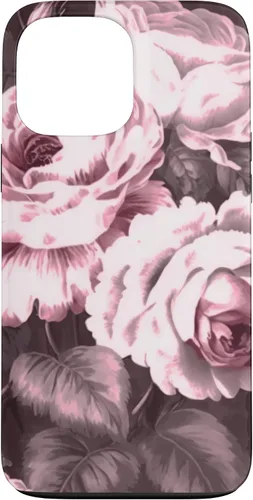Miniatura 23 de iPhone 16 Vintage Classic Rose Flower Pattern in Pink Case