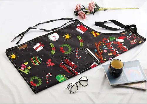 Miniatura 7 de Delantales de Navidad para mujeres y hombres, delantal de cocina de Navidad con bolsillos, regalos de Feliz Navidad, delantal de chef para hornear