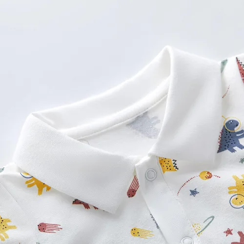 Miniatura 229 de pureborn Mameluco de algodón súper suave para bebés niños y niñas de 0 a 24 meses