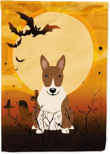 Miniatura 97 de Caroline's Treasures BB4307GF - Bandera de Halloween Airedale para jardín, bandera decorativa para patio exterior, obras de arte de patio, macizos