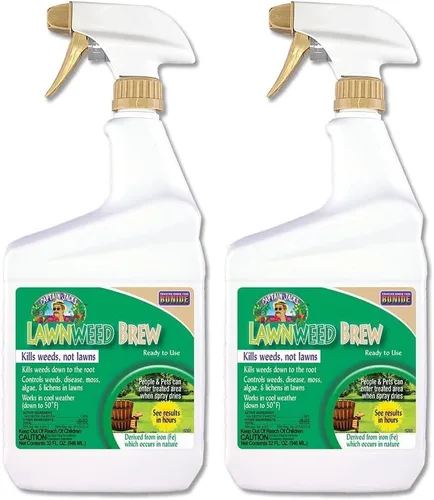 Miniatura 9 de Bonide Captain Jack's Lawnweed Brew, spray listo para usar de 32 onzas, fórmula de acción rápida que controla malezas, musgo, algas, líquenes