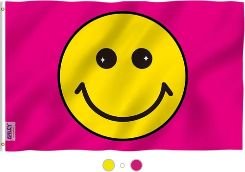 Miniatura 8 de Arco iris + orgullo bi + trans + igualdad + sonrisa + bandera de Estados Unidos + arco iris de Estados Unidos, Smiley Face Amarillo