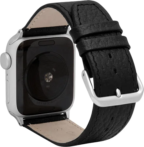 Miniatura 12 de Bandini Correas de cuero para mujer para Apple Watch de 1.496 pulgadas, 1.575 pulgadas, 1.614 pulgadas para mujer, correa delgada de cuero iWatch