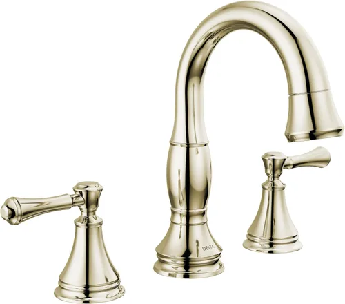 Miniatura 11 de Delta Faucet Cassidy - Grifo de baño extraíble, grifo de baño de instalación extendida de níquel cepillado de 3 orificios, grifo de lavabo de baño