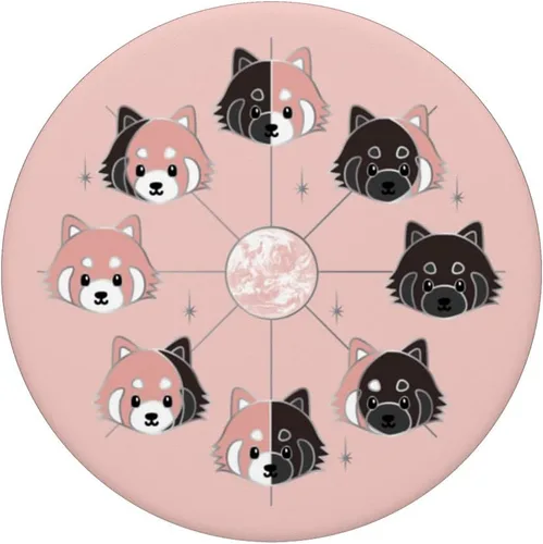 Miniatura 3 de PopSockets PopSockets Swappable PopGrip PopGrip de panda roja