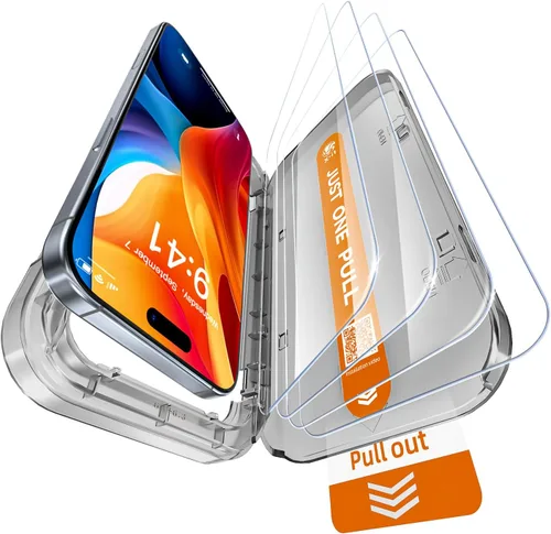 Miniatura 11 de X-it Protector de pantalla de privacidad compatible con iPhone 17 Pro [9H+ grado militar a prueba de roturas y 100% antiespía], vidrio templado