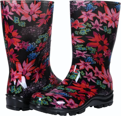 Miniatura 8 de Asgard - Botas de lluvia a media pantorrilla para mujer, impermeables.