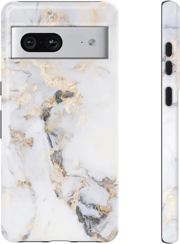 Miniatura 32 de Funda compatible con Google Pixel 7a, 2 en 1, delgada, resistente, híbrida, policarbonato duro, silicona suave, parachoques resistente