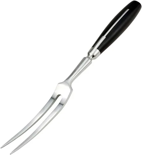 Tenedor de tallado, tenedor de carne, tenedor de cocina de 12 pulgadas, tenedor de barbacoa de acero inoxidable, tenedores de cocina largos de metal