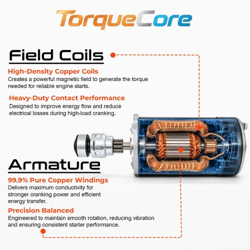 Miniatura 4 de Arrancador de 12 V para Ford 8N 9N 2N con unidad Bendix Ford 8n Starter 12 voltios con unidad Bendix 8N-11001 8N-11002 8N-1100R 9N-11001