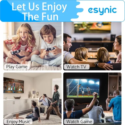 Miniatura 6 de eSynic Adaptador óptico portátil a RCA de 7 pies de largo, convertidor DAC de 192 kHz Plug & Play, convertidor de audio digital a analógico