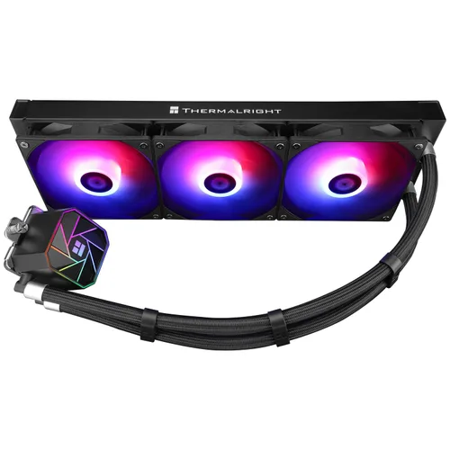 Miniatura 8 de Thermalright Aqua Elite 360 V3 - Enfriador líquido de CPU, tamaño de fila de enfriamiento 360, 3 ventiladores PWM de 4.724 in, rodamientos S-FDB