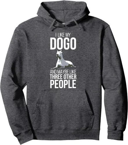 Miniatura 4 de Dogo Argentino Dog Pet Love Rescue Retro Hombres Mujeres Bark Pullover Hoodie