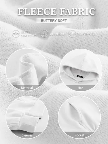 Miniatura 6 de Trendy Queen Sudaderas con capucha de gran tamaño para mujer, suéteres de manga larga, suéteres de otoño, ropa de invierno
