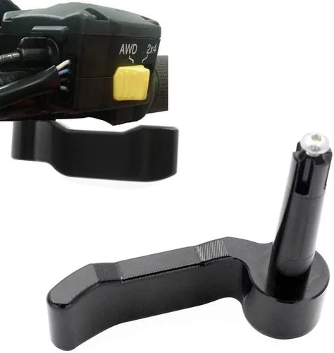 Palanca de acelerador de pulgar antideslizante de aluminio CNC de repuesto compatible con Polaris Scrambler Sportsman 550/570/850/1000 2009-2018