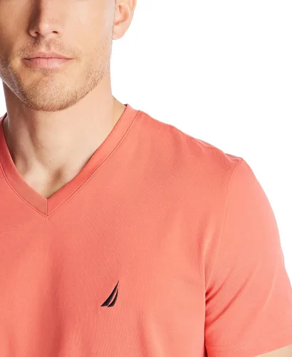 Miniatura 7 de Nautica Camiseta de manga corta con cuello en V para hombre, Gris