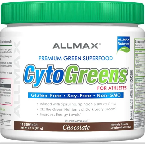 Miniatura 14 de ALLMAX Naturals CytoGreens Super Greens en polvo, superalimento verde premium con verduras, superalimentos, suplemento de verduras diarias, té verde