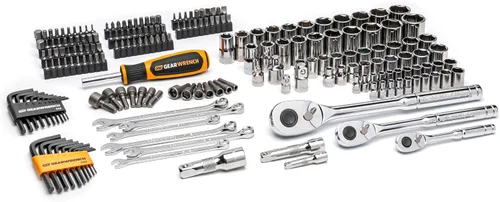 Miniatura 2 de GEARWRENCH Juego de herramientas mecánicas SAE/métricas de 202 piezas, unidades de 1/4", 3/8" y 1/2" GW72MLCBMTS
