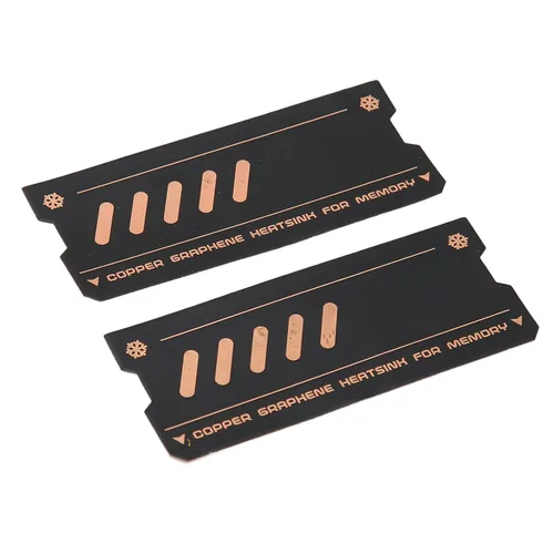 Disipador de calor de memoria, enfriador de memoria de 2 piezas, disipador de calor DDR de grafeno de cobre, para portátil DDR4 DDR5