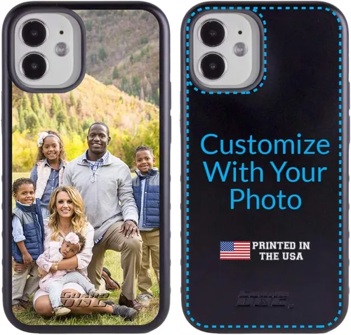 Miniatura 7 de Guard Dog Funda compatible con iPhone 12 Mini, grado militar, protección resistente de dos piezas, personalizada, fotos, seis marcos