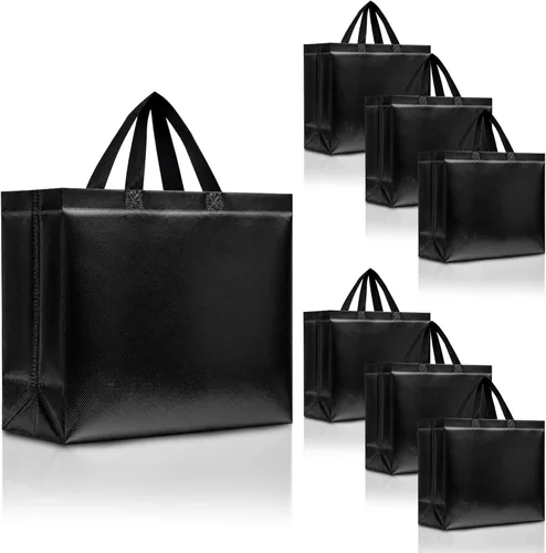 Miniatura 66 de Nush Nush Bolsas de regalo de color azul aguamarina de gran tamaño – Juego de 30 bolsas de regalo azul claro brillante con asas a granel – Bolsa