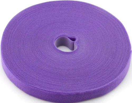 Miniatura 23 de Cinta de sujeción reutilizable para cables, rollo de gancho de doble cara de 3/4 pulgadas (5 yardas, versión mejorada negra)