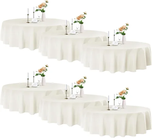Miniatura 9 de Romanstile Mantel rectangular de poliéster, paquete de 2 manteles rectangulares de 60 x 84 pulgadas, resistentes a las manchas y a las arrugas, Negro