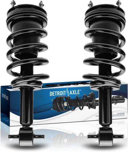 Detroit Axle - 2 puntales delanteros para Chevrolet Silverado 1500 GMC Sierra 1500 2007-2013 [Exc. suspensión electrónica] Puntales completos con