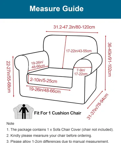 Miniatura 2 de CRFATOP Fundas elásticas para sillón de 2 plazas suaves con diseño floral para perros, fundas elásticas para sillón de 1 plaza, fundas lavables