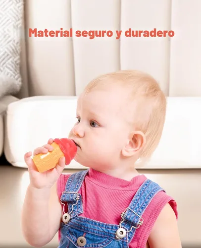Miniatura 5 de JoyCat Juego de actividades de aprendizaje preescolar para helados, conteo y clasificación de colores, juguetes apilables para niños de 1 a 5 años