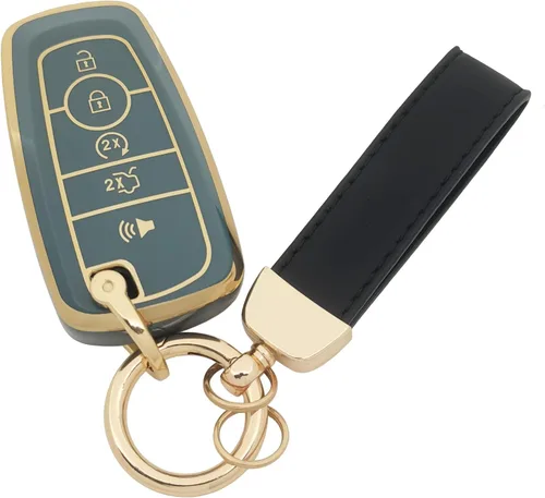 Miniatura 7 de Funda para llavero de TPU para Ford Escape Expedition Explorer F150 F250 F350 F450 Mustang Lincoln Aviator Key Fob