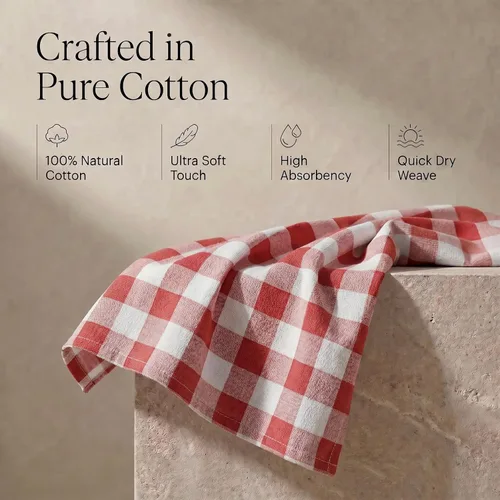 Miniatura 152 de Urban Villa Toallas de cocina 100% algodón para cocina (juego de 6) 20"x30" toallas de cocina altamente absorbentes, juego de ropa de cocina