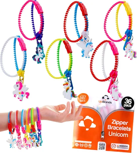 Miniatura 11 de UpBrands Classroom Regalos de San Valentín para niños, pulseras de cremallera de 7 1/2 pulgadas, juguetes de inquietud, huevos de Pascua, bolsas