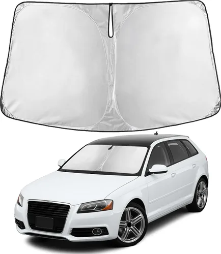 Miniatura 78 de Econour Parasol para parabrisas compatible con Honda Civic 2016-2021, protector de parasol plegable para ventana, bloquea los rayos UV y mantiene tu