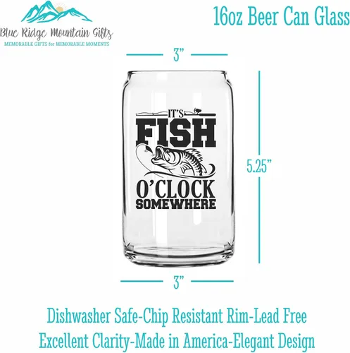 Miniatura 2 de Lata de cerveza para hombre de 16 onzas para hombres, regalos de pesca para hombres, vaso para el día del padre, regalos para taza de pescador
