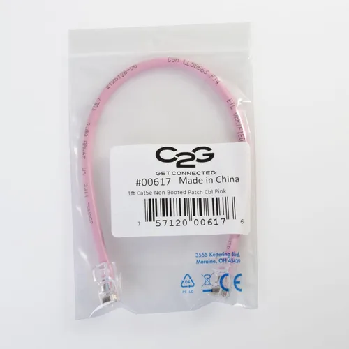Miniatura 39 de C2G 24494 Cable cruzado Cat5e - Cable de conexión de red sin blindaje sin arranque, naranja (3 pies, 3.0 ft)