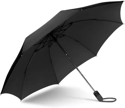 Miniatura 3 de ShedRain Unbelievabrella - Paraguas invertido, invertido, apertura y cierre automático, resistente al viento y a la lluvia, toldo de doble capa