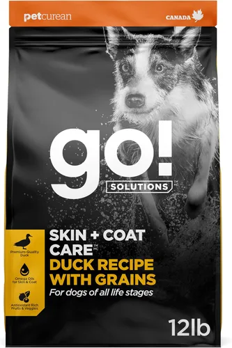 Miniatura 19 de Go! Solutions Skin + Coat Care - Alimento seco para perros de raza grande con granos, sin pollo, croquetas saludables, glucosamina y condroitina